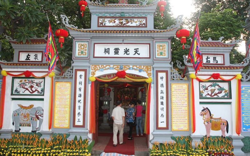 Đền Ghềnh là nơi thờ công chúa Ngọc Hân