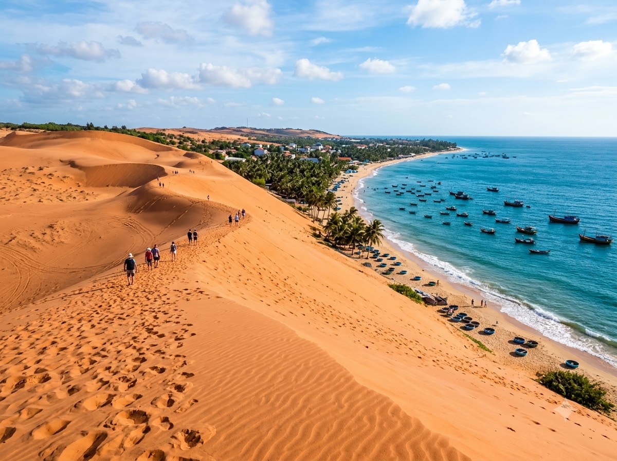 Phan Thiết – Mũi Né (Bình Thuận) – Thủ phủ biển xanh & Những đồi cát trải dài