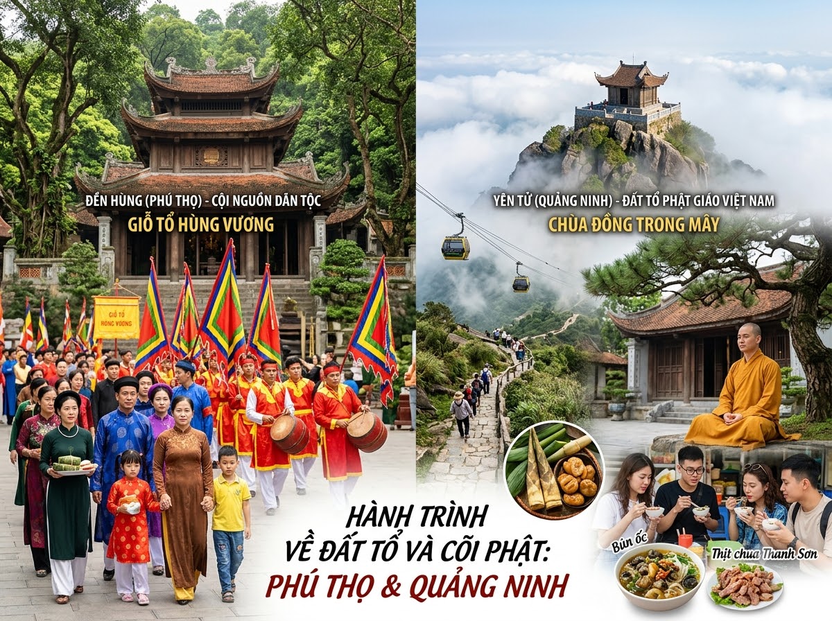 Phú Thọ & Quảng Ninh – Hành trình về vùng đất Tổ & Đất Phật thiêng liêng
