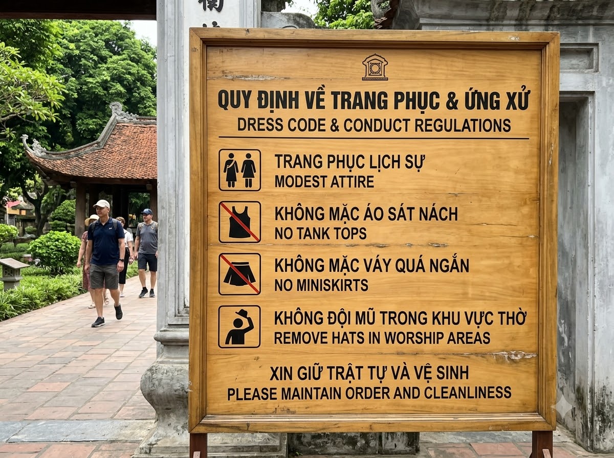 Những lưu ý quan trọng khi đi Văn Miếu Quốc Tử Giám