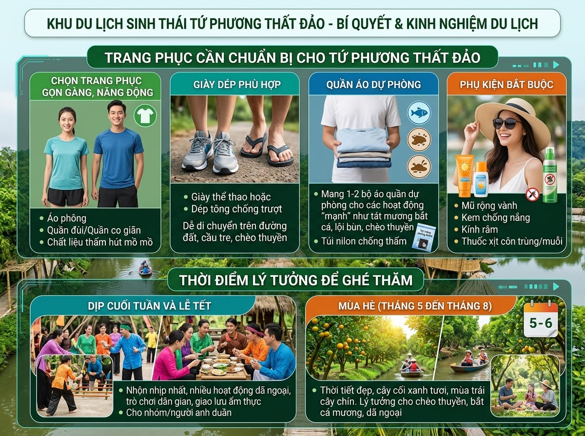 Kinh nghiệm và lưu ý quan trọng khi đi du lịch Tứ Phương Thất Đảo