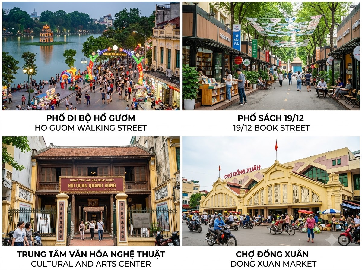 Địa điểm văn hóa, nghệ thuật & không gian cộng đồng