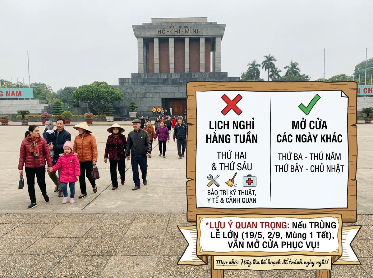 Lịch nghỉ định kỳ trong tuần