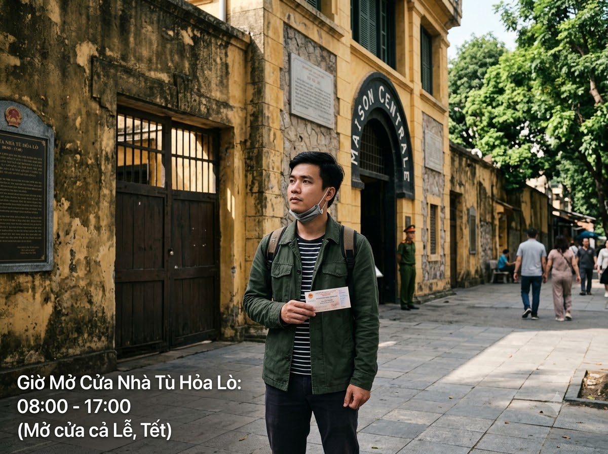 Giờ Mở Cửa Nhà Tù Hỏa Lò Ban Ngày Chi Tiết